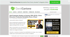 Desktop Screenshot of davidcantone.com